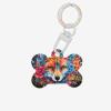 Beautiful Abstract Wolf Pet Tag, Personalized Acrylic ID Tag view 1