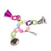 DIKACA Colorful Bell Chain Chew Toy for Parrots view 1