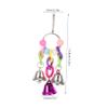 DIKACA Colorful Bell Chain Chew Toy for Parrots view 2