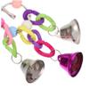 DIKACA Colorful Bell Chain Chew Toy for Parrots view 3