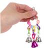 DIKACA Colorful Bell Chain Chew Toy for Parrots view 4