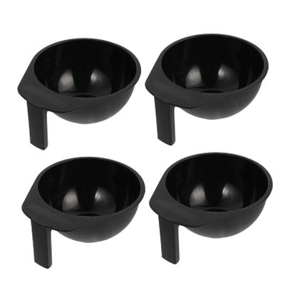 Beaupretty 4-Piece Plastic Hair Dye Mixing Bowls, Reusable and Easy to Clean