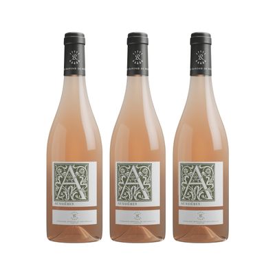 Domaine d'Aussires A Rose Dry Rosé Wine, France, with FeinWert eBook (3 x 0.75 L)