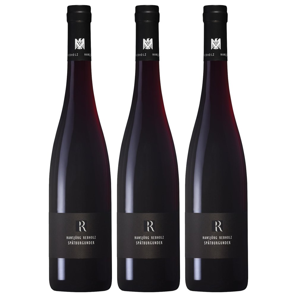 Ökonomierat Rebholz Spätburgunder R Dry Organic Red Wine, Germany, with FeinWert E-Book (3 x 0.75 L)
