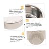 WOONEKY Hanging Stainless Steel Dog Bowl, Double-Layer, Non-Slip and Leak-Resistant view 3