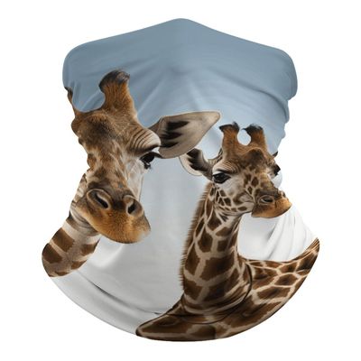 Premium Giraffe-Neck Headscarf and Face Cover