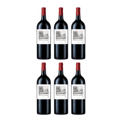 Château Duhart-Milon-Rothschild Moulin Magnum Dry Red Wine, France, incl. FineWert E-Book (6 x 1.5 L)
