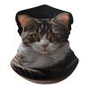 Seamless Half-Face Scarf, Tiger Cat Face Covering, Quick-Drying Magic Headband for Women, Motorcycling and Yoga view 1