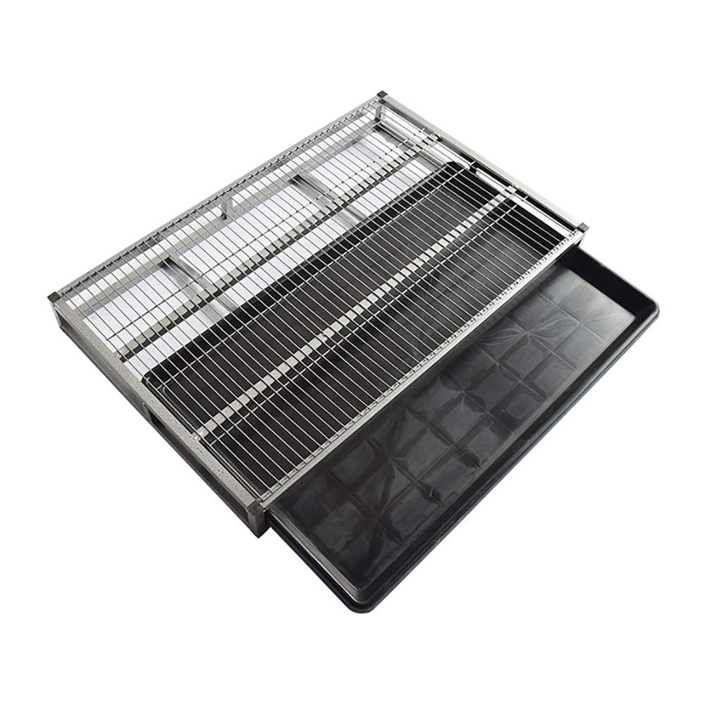 Portable Stainless Steel Dog Potty for Indoor Use with Removable Waste Tray