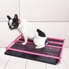 Portable Stainless Steel Dog Potty for Indoor Use with Removable Waste Tray view 2