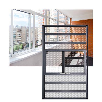 Adjustable Window Safety Guard, Removable Safety Bars for Home, Easy Installation, Fall-Protection Barrier (80 x 110 cm)