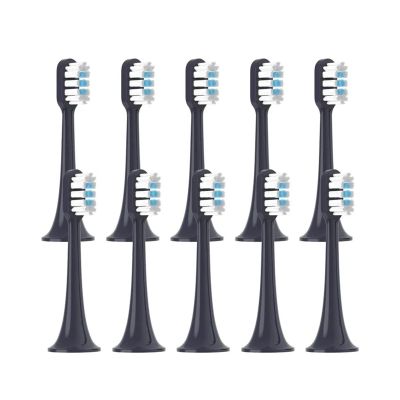 10 Replacement Heads Compatible with Xiaomi Mijia T302