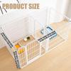 MIDUOLAI Black Metal Dog Playpen, 160 × 80 × 80 cm, 7-Piece Adjustable Indoor/Outdoor Pen for Small to Medium Dogs view 2