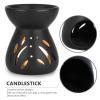 YHNNH Aromatherapy Burner, Ceramic Candle Holder and Oil Diffuser view 3