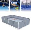 Temporary Fish Holding Tank with Drain Valve, 1 x 1 m Canvas Aquarium Pool for Turtle Breeding view 1