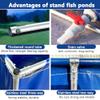 Temporary Fish Holding Tank with Drain Valve, 1 x 1 m, for Turtle Breeding view 3