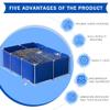 Temporary Fish Holding Tank with Drain Valve, 1 x 1 m, for Turtle Breeding view 2
