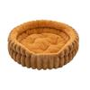 Plush Warm Calming Donut Bed for Cats and Small Dogs view 1