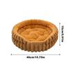 Plush Warm Calming Donut Bed for Cats and Small Dogs view 2