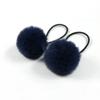Blausky 10-Piece Pom-Pom Hair Ties for Women, Dark Blue view 1