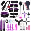 ZeeKoug New 28-Piece Extreme Sports Training Set in Purple, Indoor Hand, Leg and Hip Exercise Equipment Accessories, Couple Gift view 1