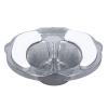 Sitz Bath Toilet Seat for Hemorrhoid and Perineal Relief, 2,500 mL, Soft TPR Cushion, Light Gray view 3