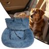 Dog Car Seat | Large Cat Travel Cushion, Washable Bed for Small & Medium Puppies and Kittens view 3