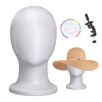 Foam Mannequin Head | Wig Styling and Beauty Training Setup