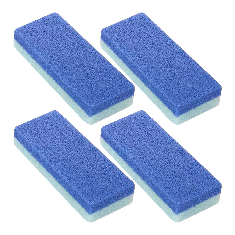 Pumice Stone Callus Remover, 4-Piece Set, Heel Scrubber for Softening Hard Skin in the Shower