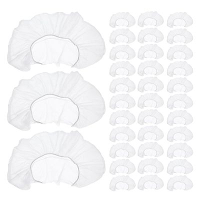 COOLHIYA 100-Pack Disposable U-Shaped Headrest Covers, White