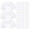COOLHIYA 100-Pack Disposable U-Shaped Headrest Covers, White view 1