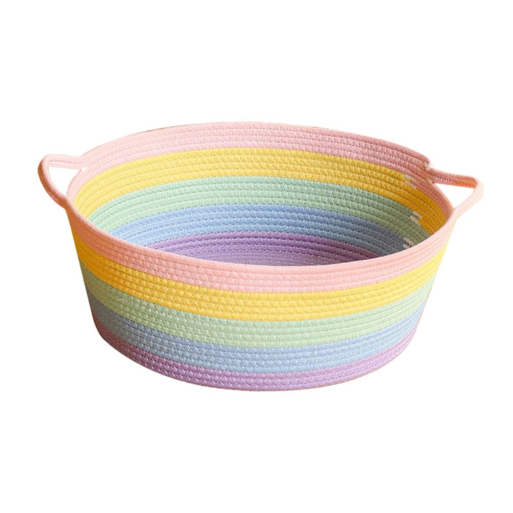 Fzaqwen Handwoven Cat Bed Basket and Portable Scratching Post