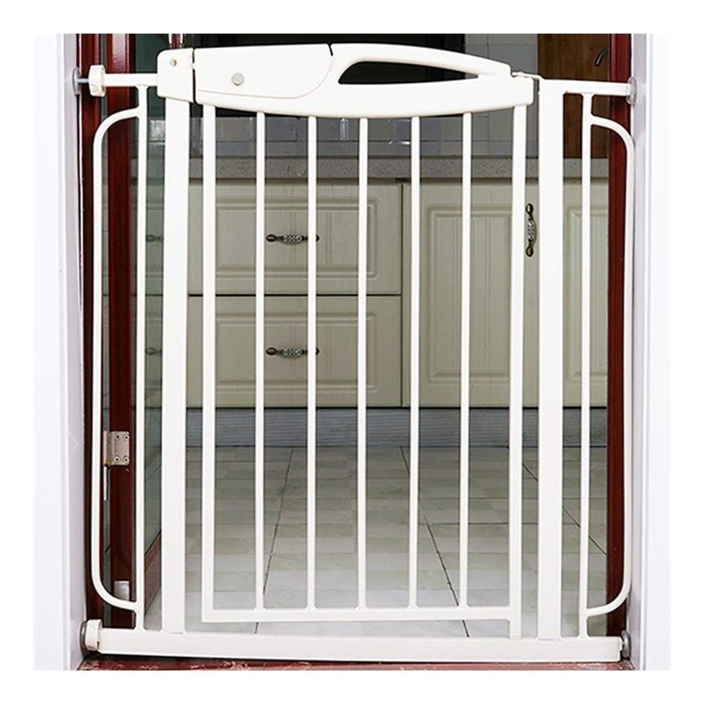 Pet Safety Gate, Stair and Fireplace Guard, No-Drill, Self-Closing, 110–117 cm