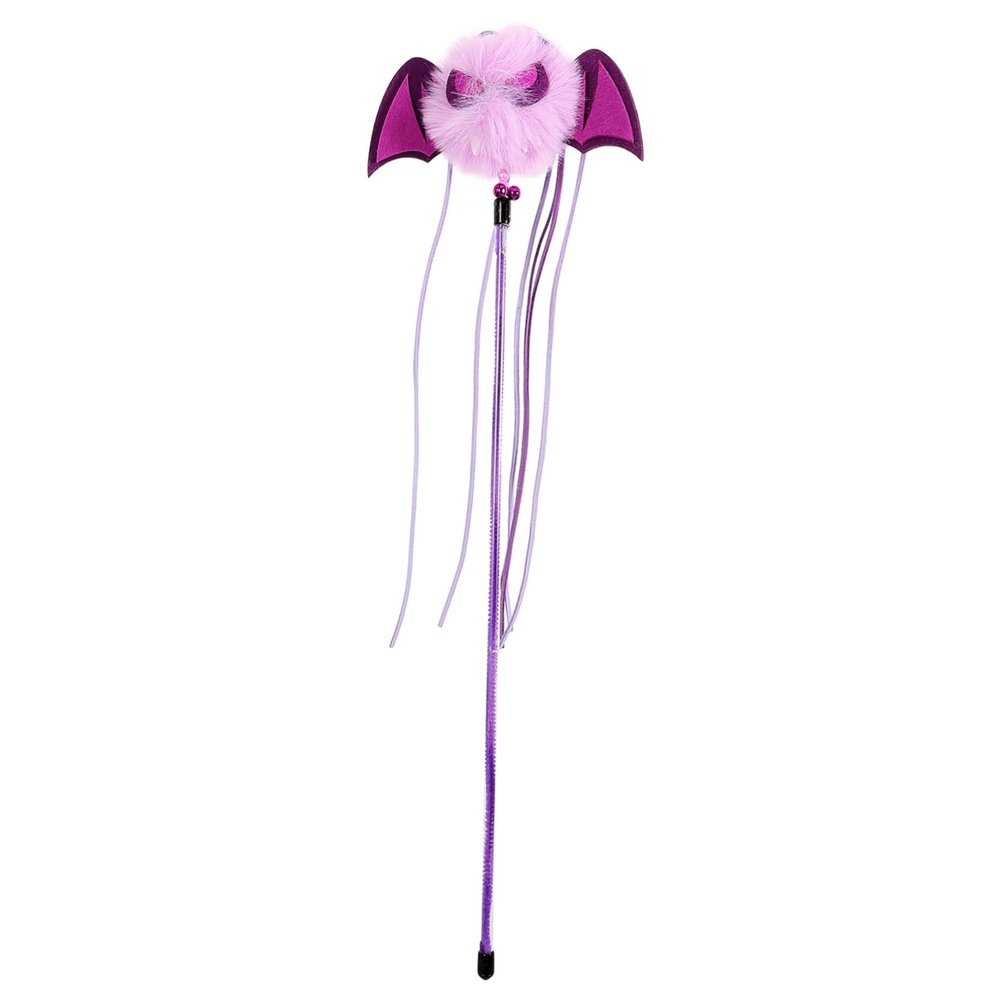 Interactive Halloween Cat Teaser Toy, Plush, Lightweight, Abrasion-Resistant