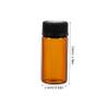 CTIRCHIU 100-Pack 3 mL Brown Glass Dropper Bottles for Essential Oils view 2