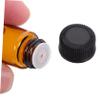 CTIRCHIU 100-Pack 3 mL Brown Glass Dropper Bottles for Essential Oils view 3