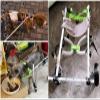 Generic Adjustable Dog Wheelchair for All Four Legs, Lightweight Pet Cart for Small Dogs and Cats, Front and Hind Leg Support, Includes Leash view 2