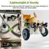 Generic Adjustable Dog Wheelchair for All Four Legs, Lightweight Pet Cart for Small Dogs and Cats, Front and Hind Leg Support, Includes Leash view 3
