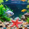 Vynetra Decorative Silicone Starfish Ornament for Aquariums view 2