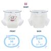 CutiePlusU Adult Diapers, 3 Count, Dry Surface, Maximum Overnight Absorbency, Kitty Dinner Time, White, L (95–120 cm) view 3