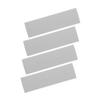 PLAFOPE 4-Piece Door Threshold Ramps for Robot Vacuums, Non-Slip Indoor Ramp, Gray Durable Material view 1