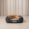 Personalized Fahra Rectangular Dog Bed, 65 × 50 × 20 cm (S), Dark Gray view 2