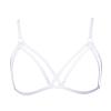 Men's Hollow Adjustable Lingerie Straps, White, One Size view 2