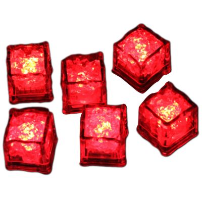 Set of 12 Eye-Catching LED Ice Cubes