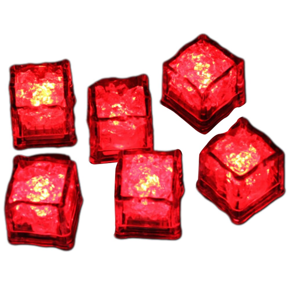 Set of 12 Eye-Catching LED Ice Cubes