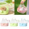 Hamster Cage with Water Bottle, Breathable, for Outdoor Use and Travel, Small Pet Carrier, Dogs, Car view 2