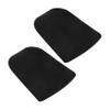 PENIKOKO Wheelchair Footrest Covers, Non-Slip Footrest Padding, 2-Piece Neoprene, Soft and Supportive, Black view 1