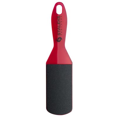 STALEKS PRO Double-Sided Plastic Foot File EXPERT 10 Type 2, #80/#120, Red