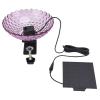 Fockety Solar Birdbath Fountain, Deck-Mounted Birdbath with Adjustable Clamp, Solar Bubbler for Garden, Balcony, Porch, and Outdoor Use (Purple) view 1