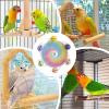 Cage Toy for Parakeets - Interactive Chew Toy with Rotating Function view 4
